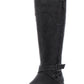 Guess Women's Haydin Almond Toe Knee High Fashion Boots Gray Size 6.5 M