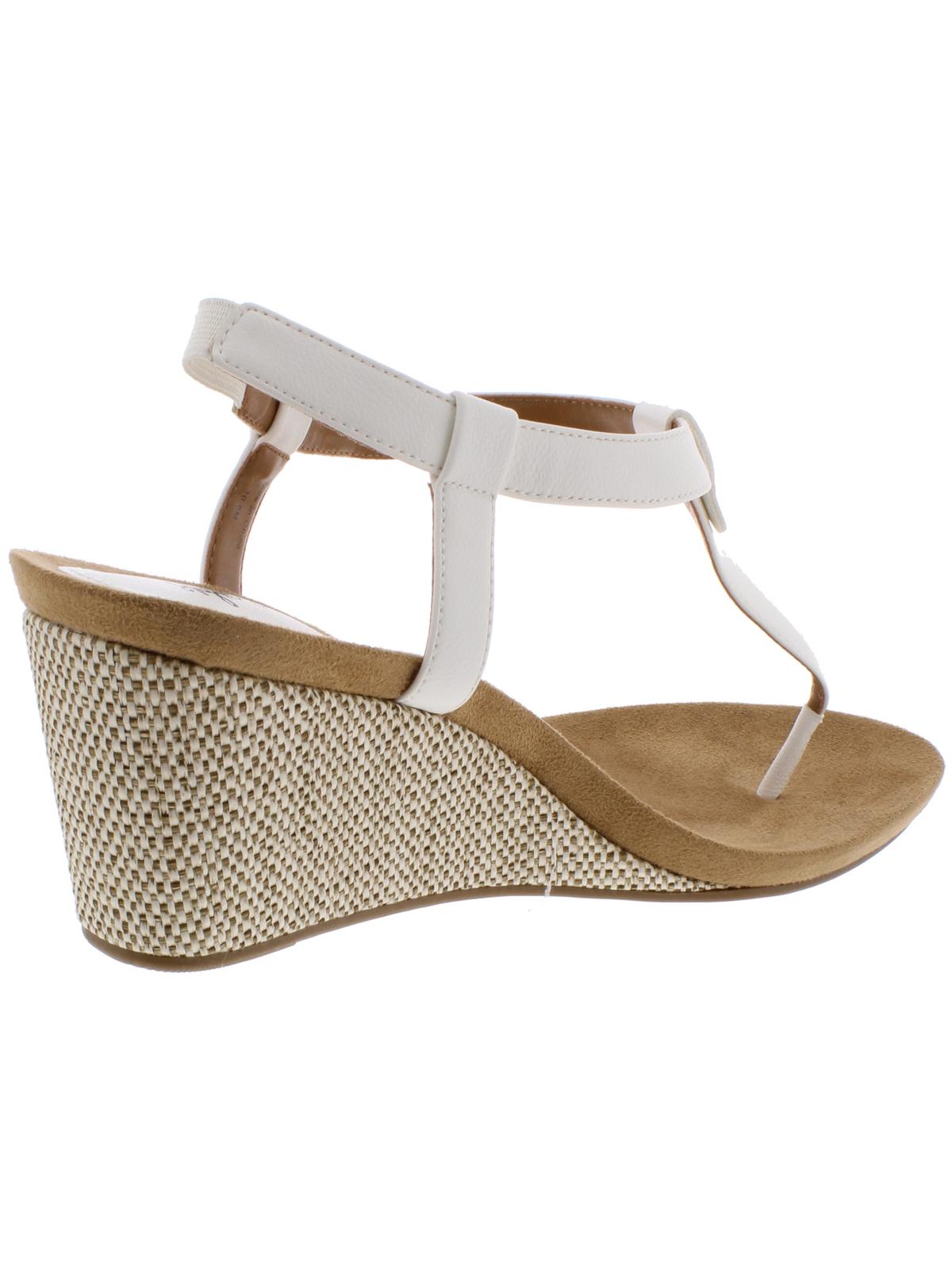 Style & Co Women's Mariella Open Toe Casual Slingback Sandals White Size 6 M