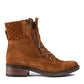 Lucca Lane Women's Cailyn Suede Cap Toe Ankle Fashion Boots Brown Size 9 M