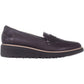 Clarks Women's Sharon Gracie Leather Closed Toe Loafers Purple Size 5 M