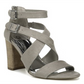 Carlos By Carlos Santana Women's Laura Dress Sandals Gray Size 10 M