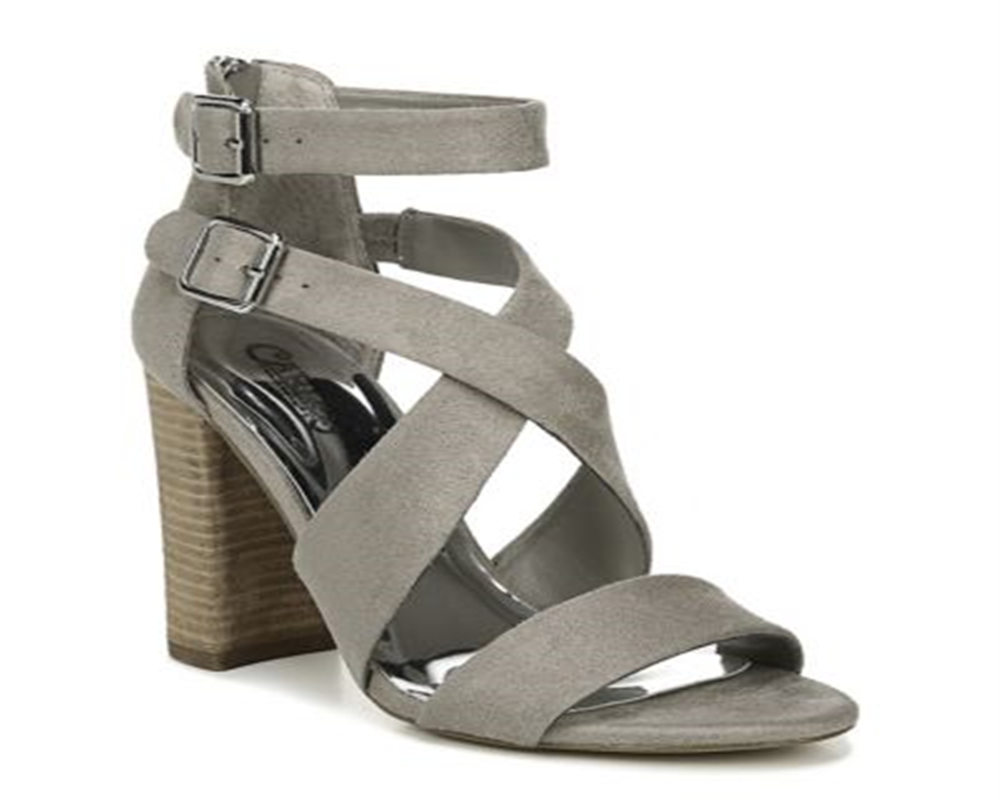 Carlos By Carlos Santana Women's Laura Dress Sandals Gray Size 10 M