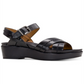 Patricia Nash Women's Leila Wedge Sandals Black Size 9.5 M