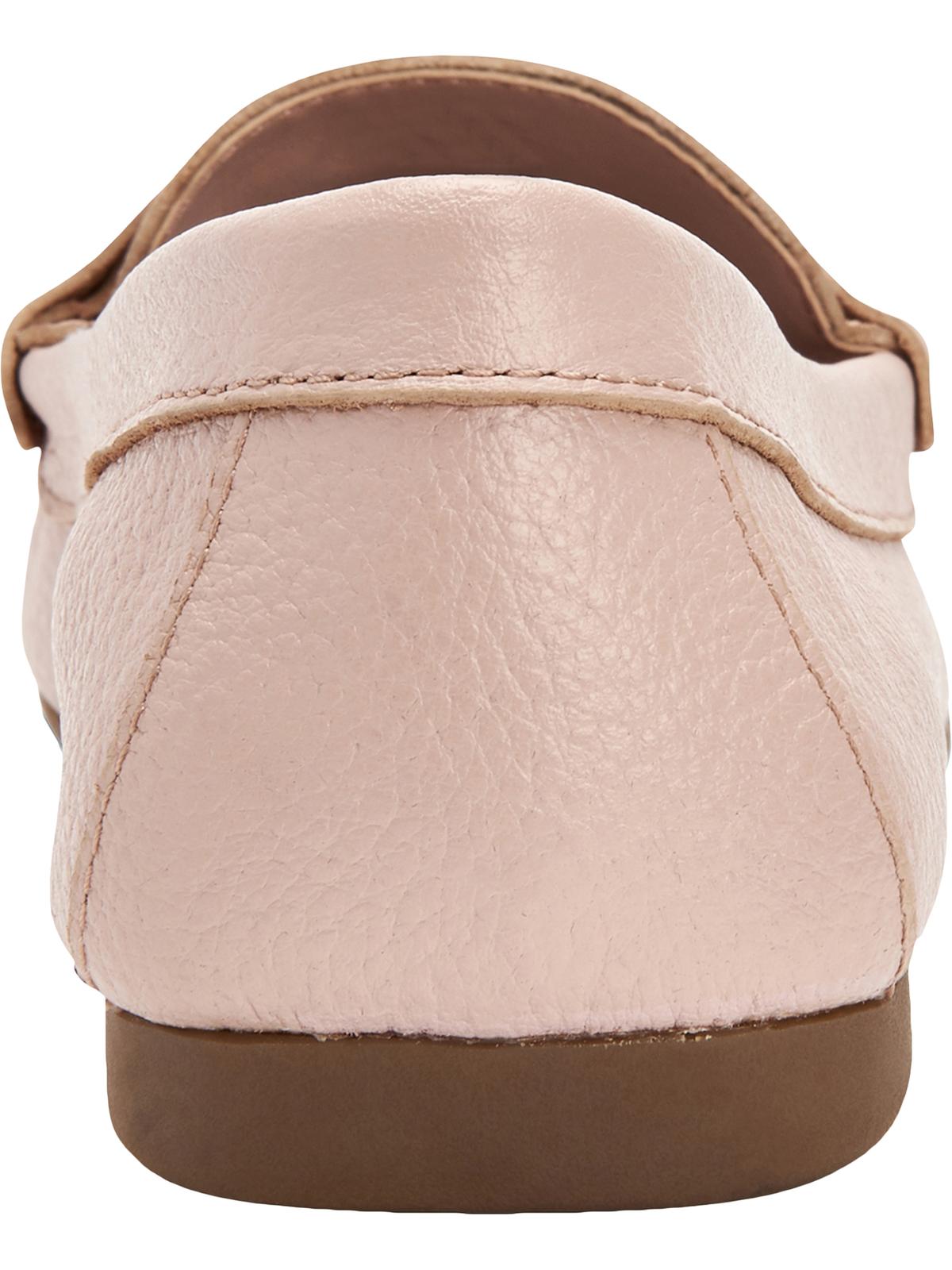 Giani Bernini Women's Croc Hardware Detail Arch Support Comfort Dailyn Slip on Leather Loafers Pink Size 8 M