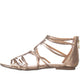 Madden Girl Women's Sira Gladiator Sandals Gold Size -9M