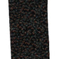 Four in Hand Men's Damon Floral Formal Pocket Square Black Size Regular
