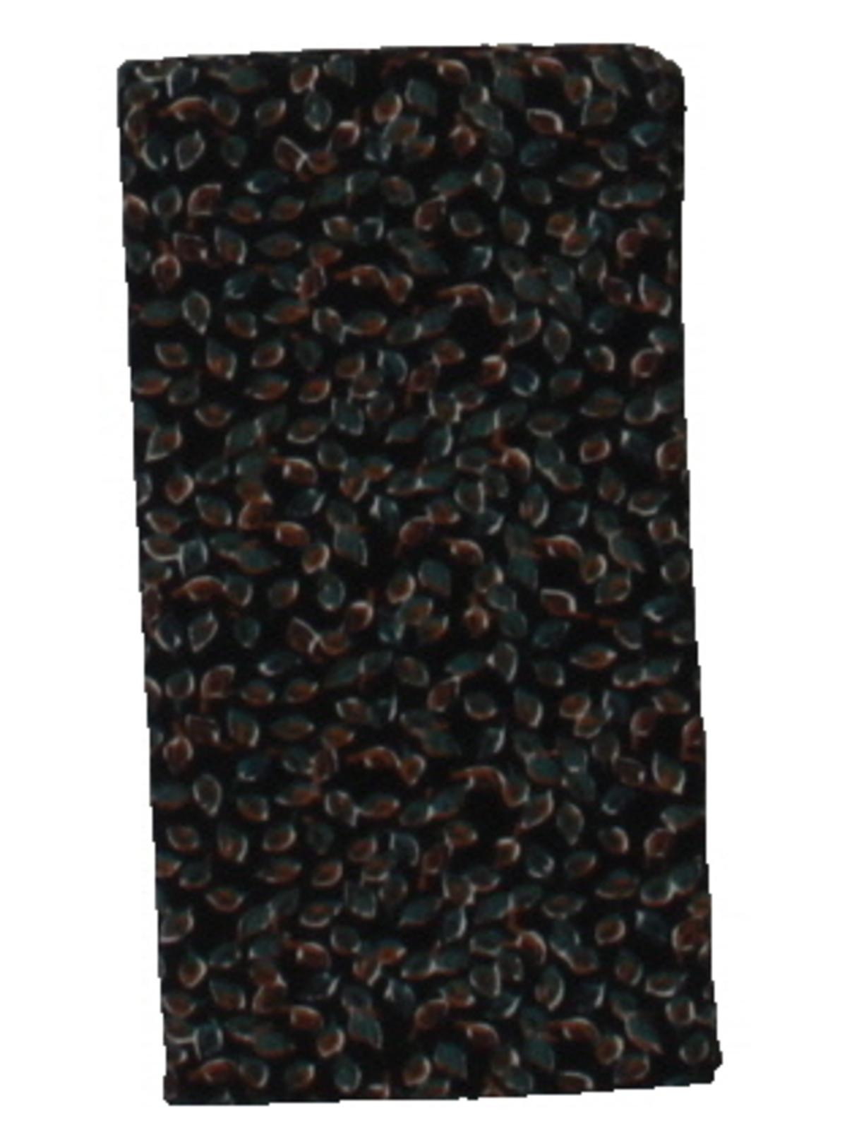 Four in Hand Men's Damon Floral Formal Pocket Square Black Size Regular