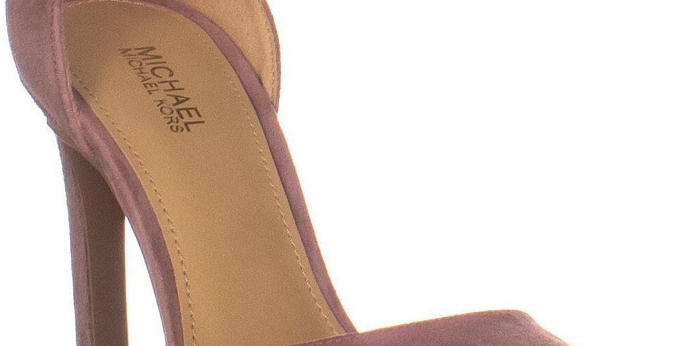 Michael Kors Women's Leather Pointed Toe Special Occasion Pump Brown Size 6.5M