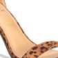 Material Girl Women's Blaire Two Piece Dress Sandals Leopard Size 5.5 M