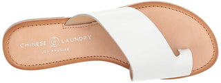 Chinese Laundry Women's Gemmy Slide Sandal White Size 6 M