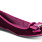 Anne Klein Women's Alivia Round Toe Ballet Flats -Wine Size  5 M