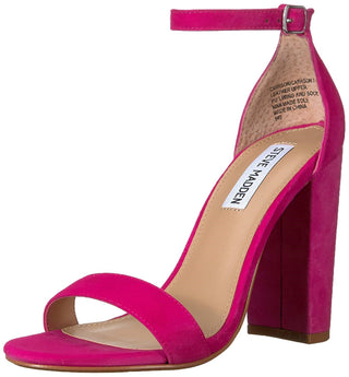 Steve Madden Women's Carrson Ankle Strap Dress Sandals Pink Size9.5 M