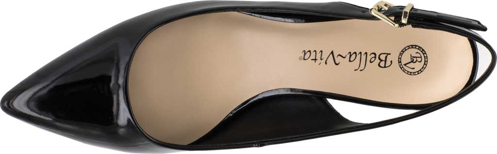 Bella Vita Women's Scarlett  Pumps in Patent Wide Black Size 8 W