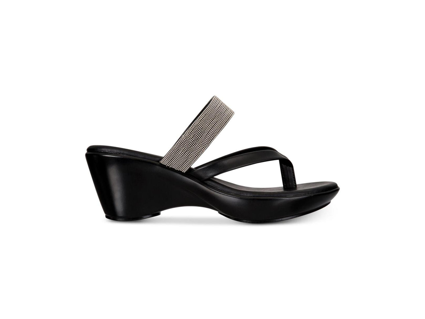 Callisto Women's Elora Open Toe Beach Platform Sandals Black Size 7M