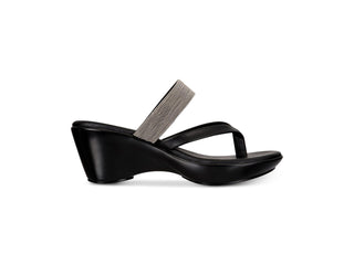 Callisto Women's Elora Open Toe Beach Platform Sandals Black Size 7M