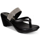 Callisto Women's Elora Open Toe Beach Platform Sandals Black Size 7M