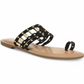 Bar III Women's Avah Open Toe Casual Slide Sandals Brown Size 7 M