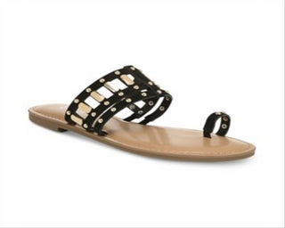 Bar III Women's Avah Open Toe Casual Slide Sandals Brown Size 7 M