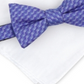 Alfani Men's Geometric Pre-Tied Bow Tie & Solid Pocket Square Set  Purple One Size