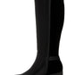 Giani Bernini Women's Buckle Accent Round Toe Wedge Zip up Dress Boots Black Size 12 M