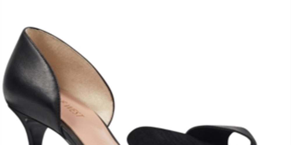 Nine West Women's Mcfally Leather Pump Black Size 10 M