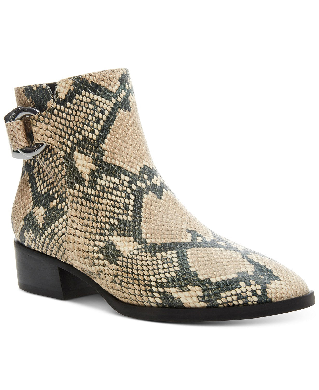 Steven New York Women's Madden Ringer Ankle Booties Brown-Black  Size 9.5