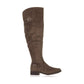 American Rag Women's Adarra Leather Round Toe Over Knee Riding Boots Taupe  Size 7M-WC