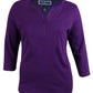 Style & Co Women's Three Quarters Sleeve Top Black Size 0X