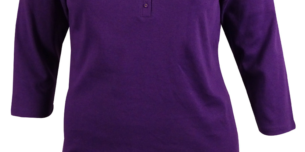 Style & Co Women's Three Quarters Sleeve Top Black Size 0X