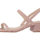 Kenneth Cole Reaction Women's Maise Low Block Heel Strappy Sandal Heeled Pink Size 8 M