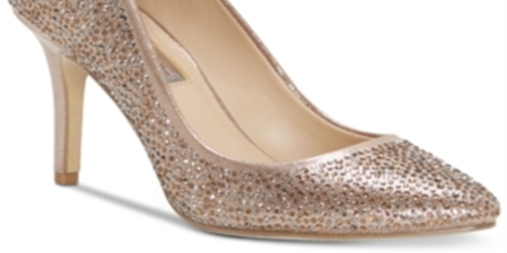 INC International Concepts Women's Zitah6 Fabric Closed Toe Classic Pumps Bronze Size 7 M