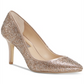 INC International Concepts Women's Zitah6 Fabric Pointed Toe Classic Pumps Brown Size 6 M
