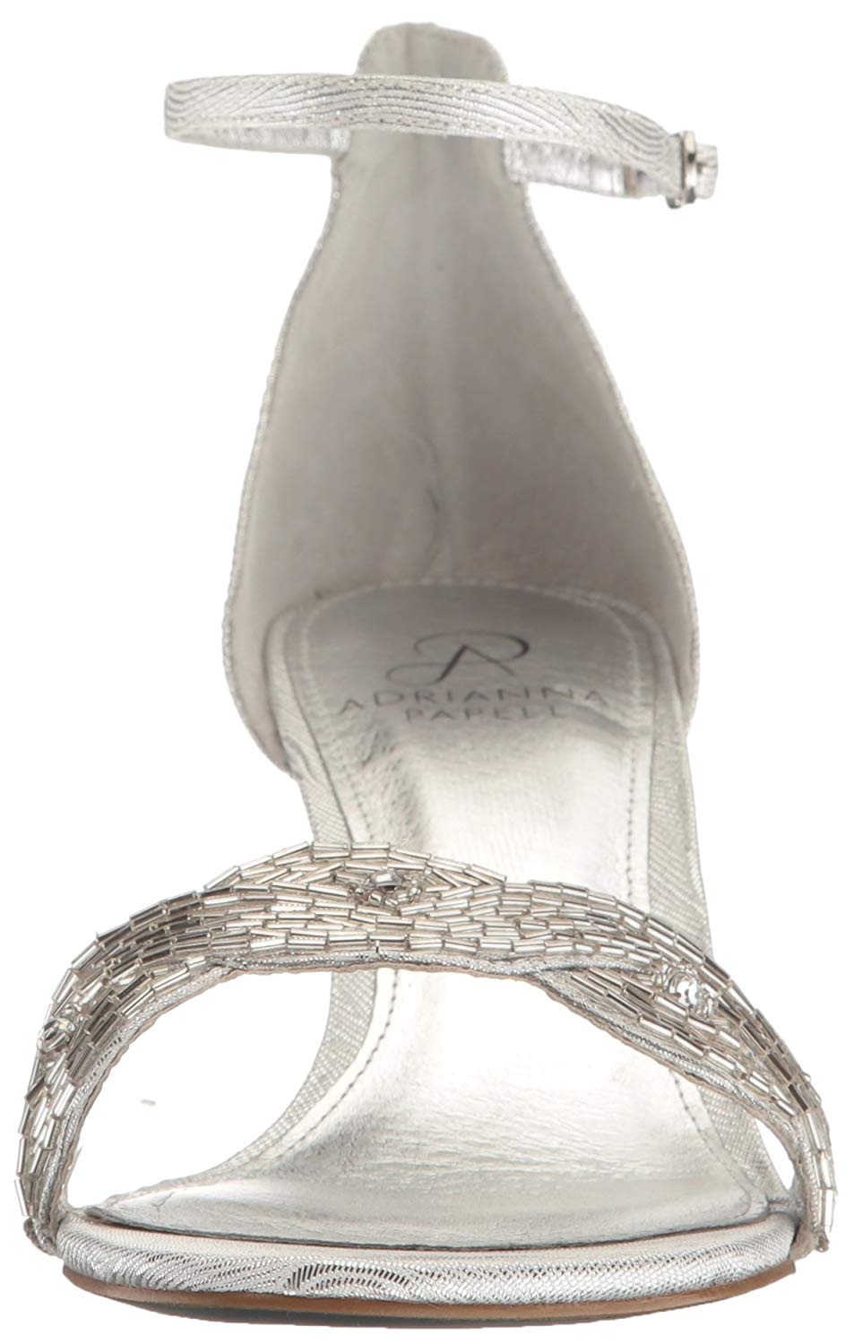 Adrianna Papell Women's Aerin Dress Sandal Silver Size 8.5 M