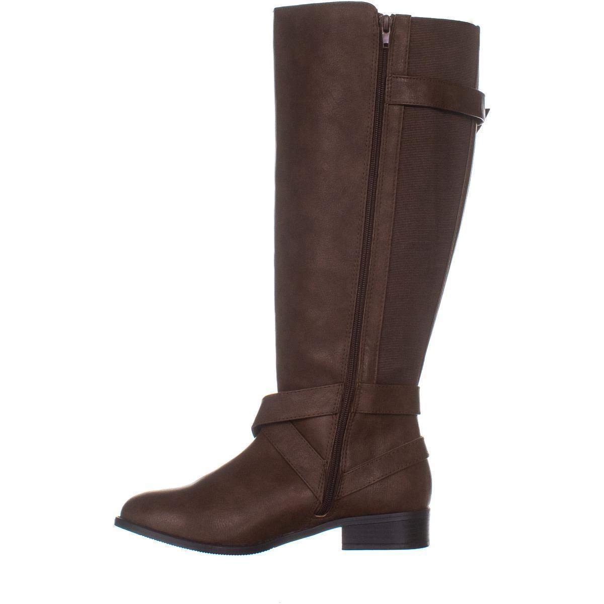 Thalia Sodi Women's Vada Closed Toe Knee High Fashion Boots Brown Size 9W