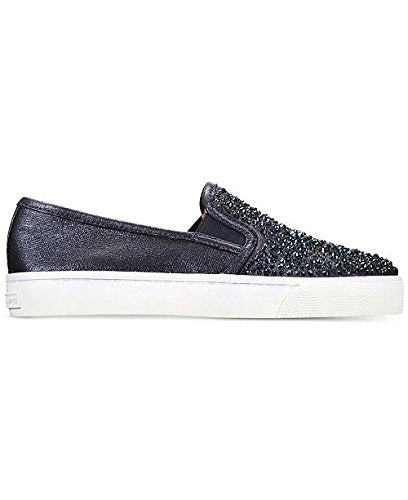 INC International Concepts Women's Sammee Slip on Sneakers Shoes Navy Size 5M