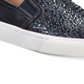 INC International Concepts Women's Sammee Slip on Sneakers Shoes Navy Size 5M