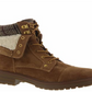 Tommy Hilfiger Women's Dyan Fabric Round Toe Ankle Fashion Boots Brown- Size 9 M