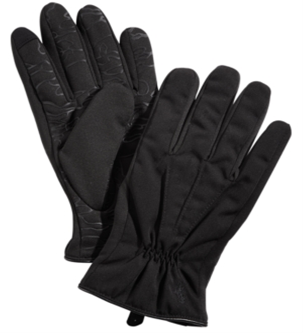 Polo Ralph Lauren Men's Winter Gloves Black Soft Shell Touch Black Size XL