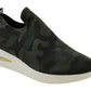 DKNY Women's Angie Fabric Low Top Slip on Fashion Sneakers Green Size 11