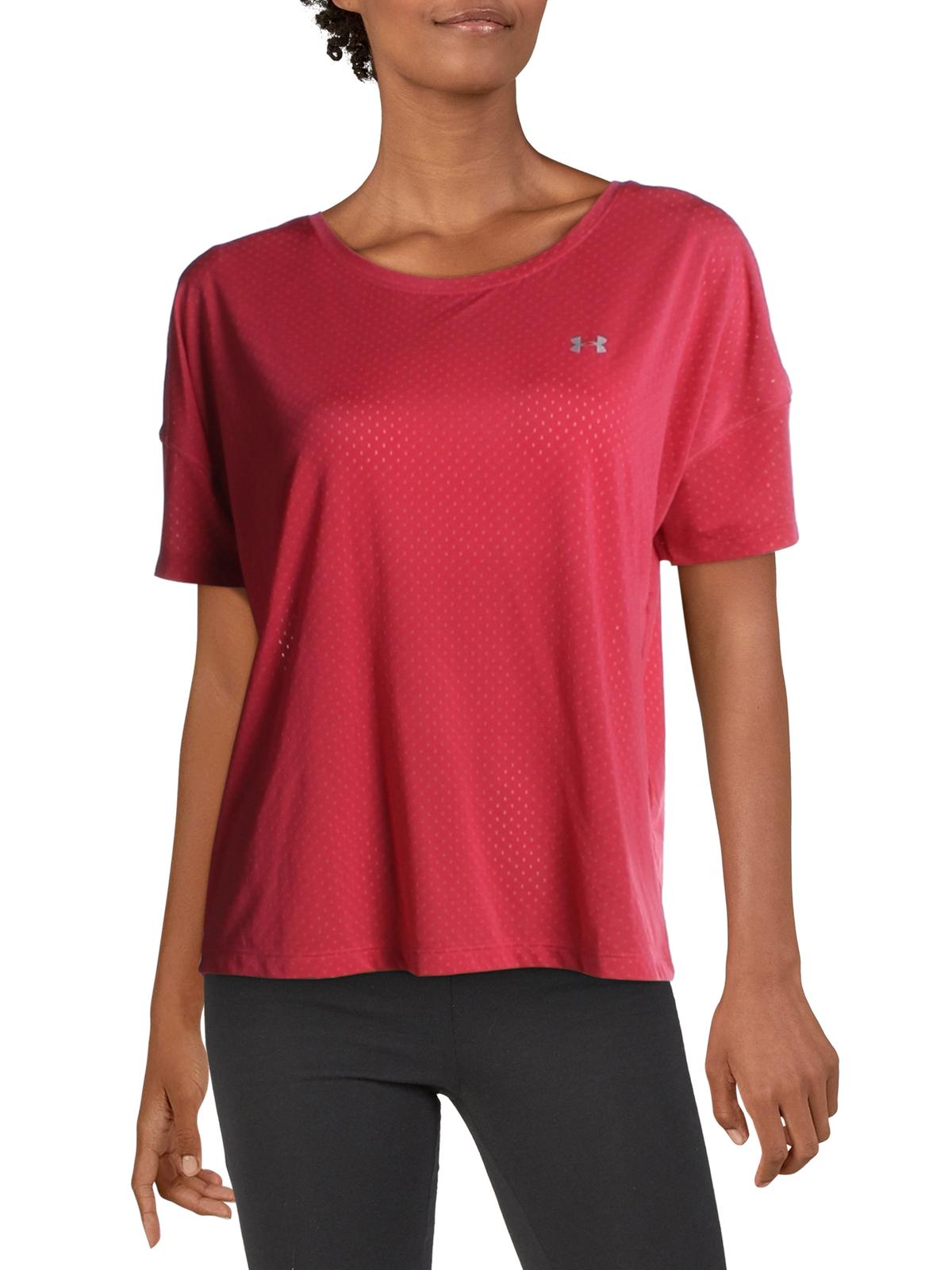 Under Armour Women's Fitness Running T-Shirt Red Size Small