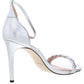 Zoe by Rachel Zoe Women's Ella Metallic Dress Sandals Silver Size 8M