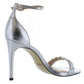 Zoe by Rachel Zoe Women's Ella Metallic Dress Sandals Silver Size 8M