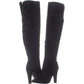 Material Girl Women's Candice Pointed Toe Knee High Fashion Black Size 7.5