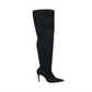Steve Madden Women's Stretchy Cushioned Dominique Pointed Toe Stiletto Dress Boots Gray Size 6.5 M