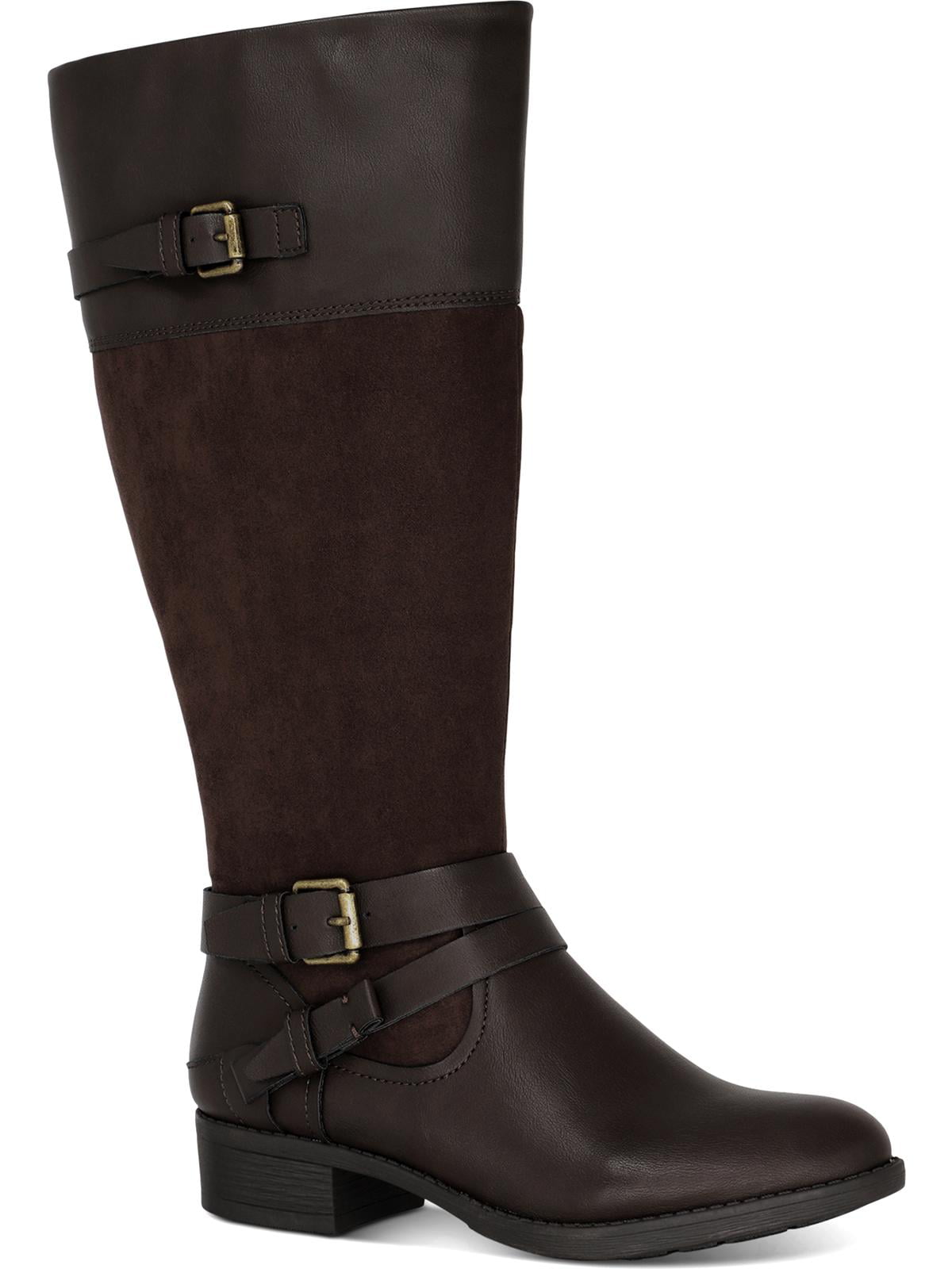 Style & Co Women's Faux Leather Fashion Dress Boots Black Size 8 M