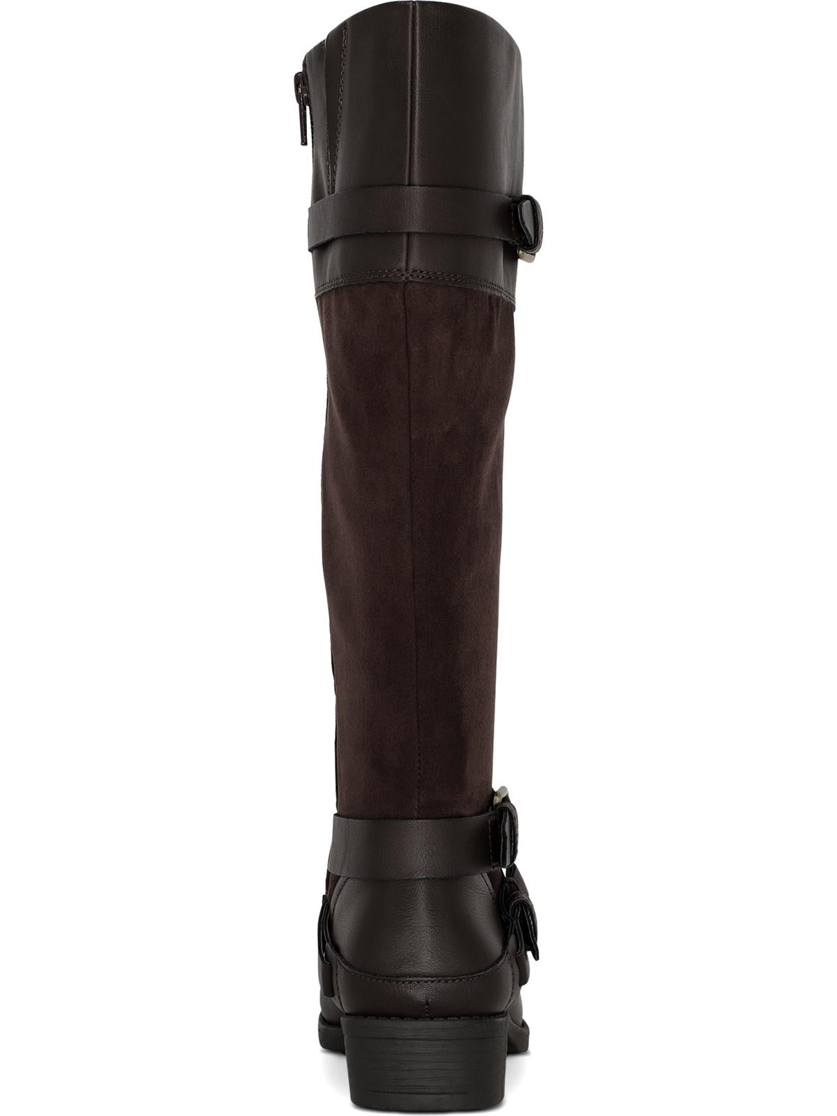 Style & Co Women's Faux Leather Fashion Dress Boots Black Size 8 M