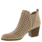Indigo Rd. Women's Salem2 Fabric Round Toe Ankle Chelsea Boots Light Tan Size 9M