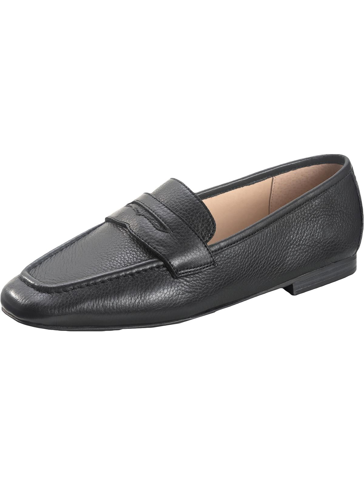 American Rag Women's Cammie Loafer Leather Slip on Loafers Black Size 7 M