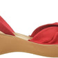 Kenneth Cole Reaction Women's Fine Twist Platform Sandal Wedge Red Size 5.5 M
