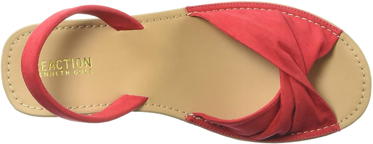 Kenneth Cole Reaction Women's Fine Twist Platform Sandal Wedge Red Size 5.5 M